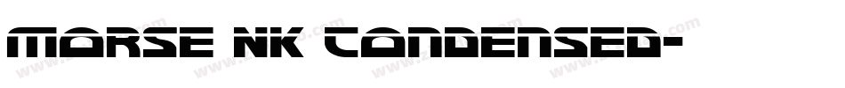 Morse NK Condensed字体转换